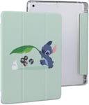 Stitch ? Coque De Protection Antichoc Pour Ipad 2020, Veille/Réveil Automatique, Réglage De L'angle, Mignon, Personnage Transparent, 10.2