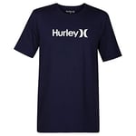 Tee-shirt blanc garçon Hureley - B One&Only Solid Tee SS - Obsidian/Noir - Taille S