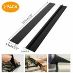 2X Silicone Kitchen Seals Gap Filler Stove Counter Gap Cover for Cooker Worktop