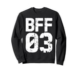 Vintage BFF 03 Best Friends Matching Bestie Friendship Day Sweatshirt