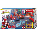 Carrera Spiderman Slot Racing System Two Person On The Track Race Car Set