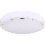 Plafonnier ciel étoilé chambre lampes plafonnier led plafonnier chambre moderne, opale, 1x 24W 1800Lm blanc chaud-blanc froid, DxH 37,5 x 7,5 cm