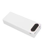 (White)18650 Battery Charger Portable Charger Wide Application Dual USB Output