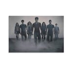 FGDFS Teen Wolf 2 Vintage Classic Movies TV Oil Painting on Canvas Posters and Prints Decoracion Wall Art Picture Living Room Wall 12x18inch(30x45cm)