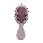 Mini Detangler Small Oval Wet Brush Mini Kids Hair Brush for Most Hair Types Glide Through Tangles with Ease Purple