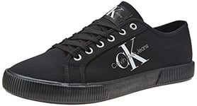 Calvin Klein Jeans Men Vulcanised Trainers Essential, Black (Triple Black), 46