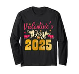 Funny Happy Valentines Day Heart Love Valentine Men Women Long Sleeve T-Shirt