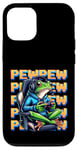 iPhone 12/12 Pro Cute Gaming Frog Pew Video Game Graphic Men Boys Kids Women Case