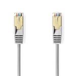 Nedis CAT5e verkkokaapeli | SF/UTP | RJ45 uros | RJ45 uros | 15.0 m | Pyöreä | PVC | Harmaa | Kirjekuori