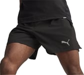 Puma Run Velocity Ultraweave Mens Running Shorts Black 5 Inch Zip Pocket Jogging