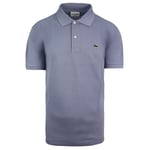 Lacoste Classic Fit Mens Lilac Polo Shirt Cotton - Size X-Small