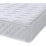 eXtreme comfort ltd The Diamond Wave Comfortable Conventional 9" Deep Spring Mattress From (2ft6 by 6ft3 Small Single)