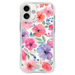 CYRILL by Spigen UltraSheer Mag Case Compatible with iPhone 16 [Compatible with MagSafe] (2024) - Watercolor Florals