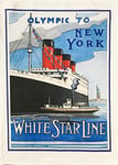 Half a Donkey Great Ships White Star Line The Olympic Large Cotton Tea Towel