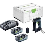 Cxs 18-Basic Perceuse-visseuse sans fil 18 v 40 Nm Brushless + 2x batterie 8,0 Ah + chargeur rapide + Systainer - Festool