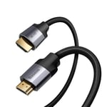 Câble HMDI vers HDMI 4K Haute Définition Nylon Tressé 2m Baseus Noir