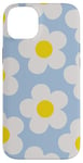 iPhone 14 Plus Light Blue Baby Blue Daisy Flower Aesthetic Daisies Floral Case