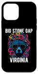 Coque pour iPhone 12 mini Big Stone Gap Virginia USA Ours avec fleurs