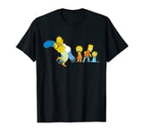 The Simpsons Marge Homer Bart Lisa Maggie Kiss T-Shirt