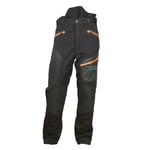 Oregon Fiordland Pro Chainsaw Trousers, Type A, Professional Class 1 Chainsaw PPE Clothing, Adjustable with Premium 20m/s EN ISO 11393-2 Cutting Protection for Men & Women - Size XL