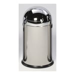 VAR Poubelle AS 40l sans pédale, INOX Var