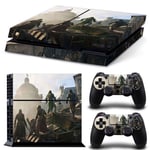 Kit De Autocollants Skin Decal Pour Console De Jeu Ps4 Comics Corps Entier, T1tn-Ps4-1001