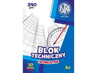 Astra Tekniskt Block A3 10K. Astra 250G Astra-Papper