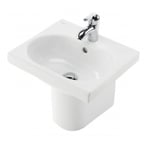 Demi colonne pour lavabo enfant wc kids sanitaires pour enfant couleur blanc