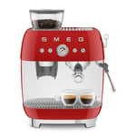 Smeg EGF03RDUK 50's Style Espresso Coffee Machine & Grinder