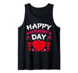 Funny Happy Valentines Day Heart Love Valentine Men Women Tank Top