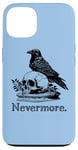 Coque pour iPhone 13 Black Quoth The Raven Nevermore