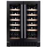 CDA CFWC624BL Freestanding Undercounter Wine Cooler