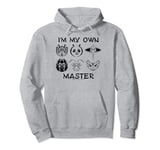 Kung Fu Panda I'm My Own Master Furious Six Face Sketch Pullover Hoodie