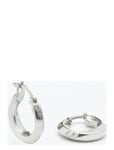 Blue Billie Mini Swirl Hoops Silver