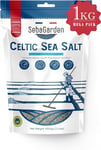 Seba  Garden  Celtic  Sea  Salt  Grey ,  1Kg ,  Certificated  Organic  Reseallab