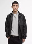 Barbour International Lexton Waxed Jacket, Black