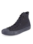 Converse Unisex Hi Top Trainers - Black, Black, Size 8, Women