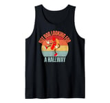 Hot Dog Looking For A Hallway Vintage Tank Top