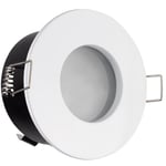Lampesecoenergie - fixation spot salle de bain etanche blanc pour ampoule GU5.3 12V halogene ou led IP65
