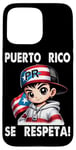 Coque pour iPhone 15 Pro Max Puerto Rico Se Respeta Boricua Drapeau enfant PR Drapeau