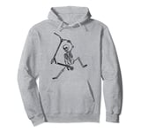 Stunt Scooter Skeleton Scooter Boys Pullover Hoodie