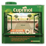 Cuprinol 5122410 UV Guard Decking Oil Natural 2.5 litre