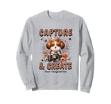 Cute Camera Dog Photographer Photo Capture & Create Puppy Sweatshirt