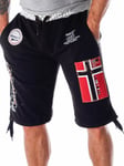 Geographical Norway Geo Bermuda Shorts - Svart