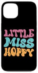 Coque pour iPhone 13 Little Miss Hoppy, un lapin plein de vie et de joie