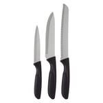 John Lewis ANYDAY Stainless Steel Kitchen Knife Set, 3 Piece