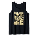 Monopoly Man Player Montage Tank Top