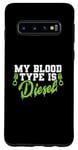 Coque pour Galaxy S10 Mon groupe sanguin est Diesel Auto Mechanic