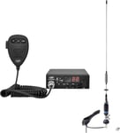 Paquet Cb Radio Hp 8000L Asq Escort Avec Antenne Cb S75 Avec Cable Et Support Fixe