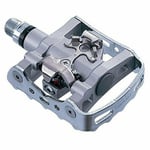 Shimano Pedals PD-M324 SPD MTB Pedals One-Sided Mechanism Silver Pair - 9/16 In